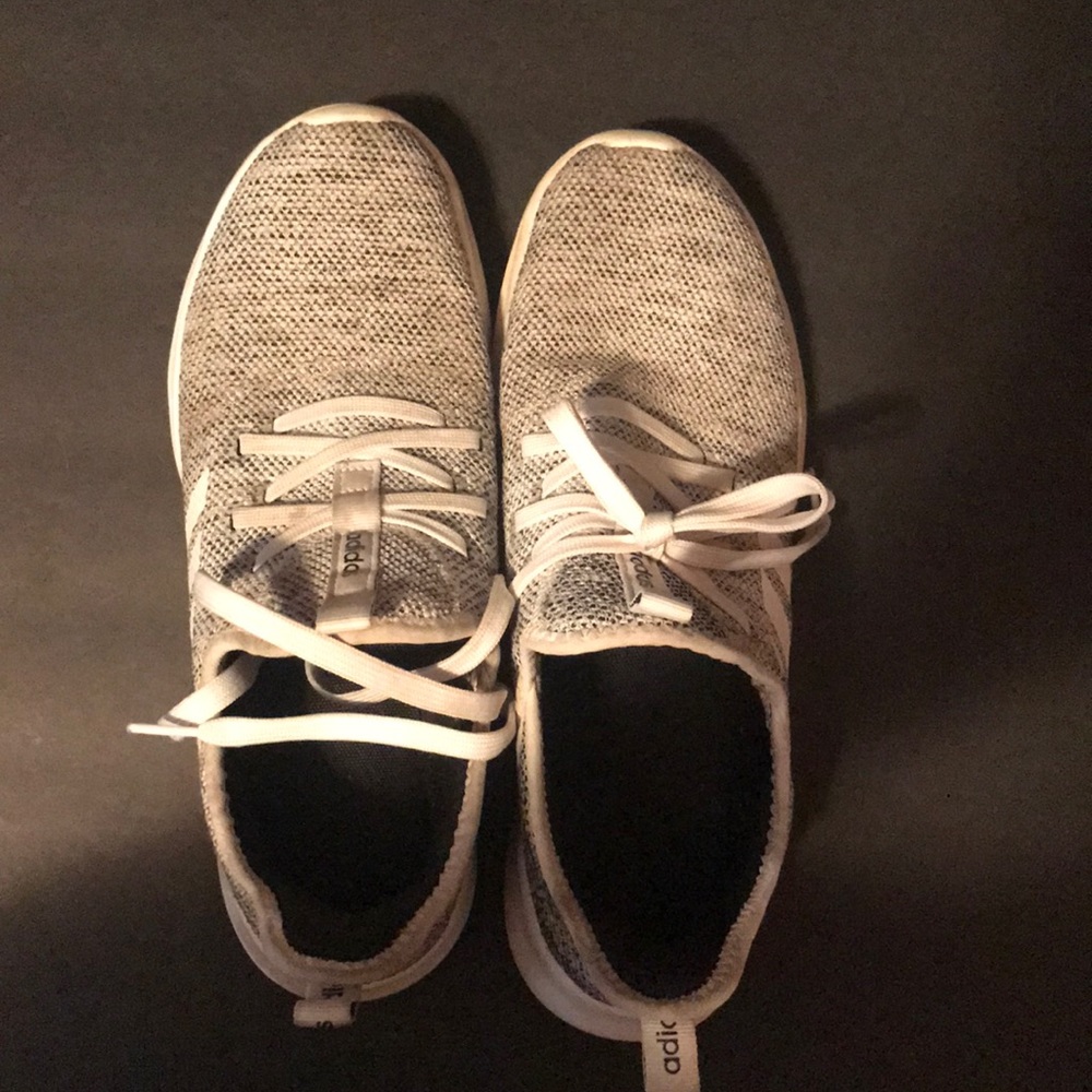 Adidas Cloudfoam grey black and white